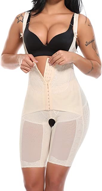 Oncore Open-Bust Mid-Thigh Bodysuit